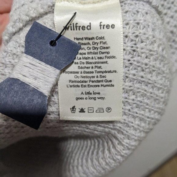 Aritzia Gray V-Neck Sweater - Picture 6 of 8